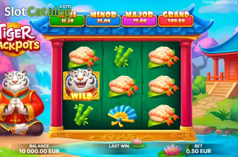 Bildschirm2. Tiger Jackpots slot