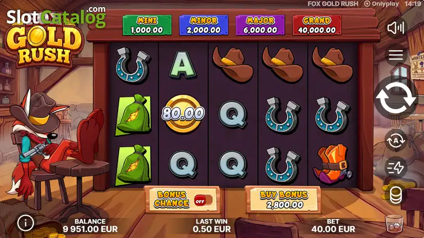 Fox Gold Rush Slot Fox Gold Rush Slot