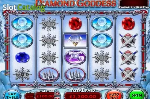 画面6. Diamond Goddess カジノスロット
