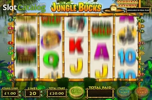 Skärmdump6. Jungle Bucks slot