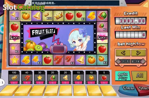 Game screen. Fruit Slot V8 slot