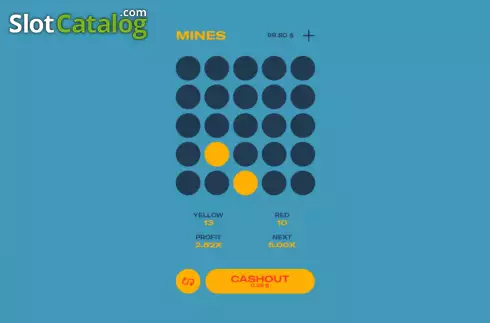 Win screen. Mines (Orbital Gaming) slot