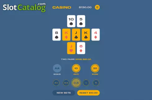 Win screen. Casino Hold’em slot