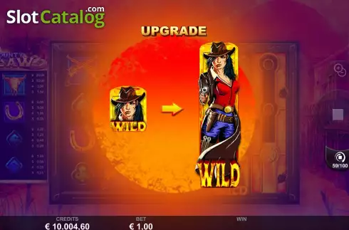 Gameplay Screen 3. Iron County Outlaw slot