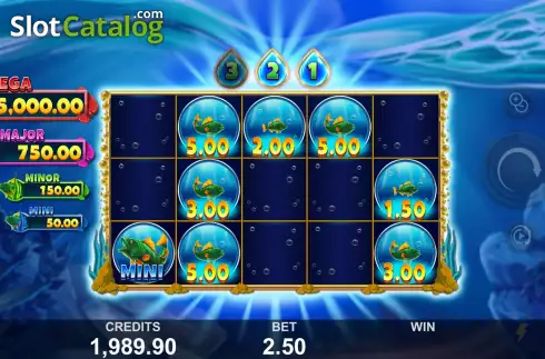 Bonus Game Win Screen 3. Big Mouth Fishin slot
