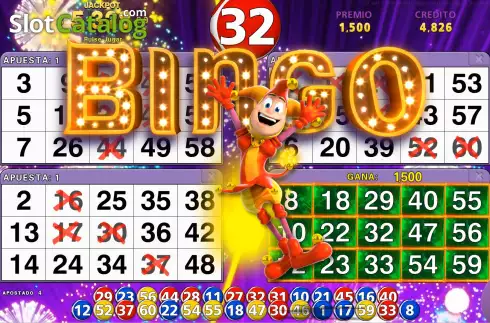 Bingo win screen. Ace Mania slot