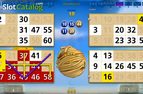 Win screen. Roma Bingo slot