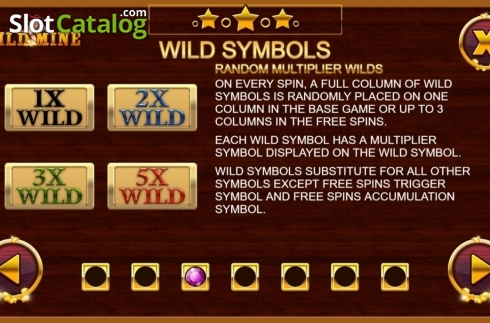Wild Symbols. Wild Mine slot