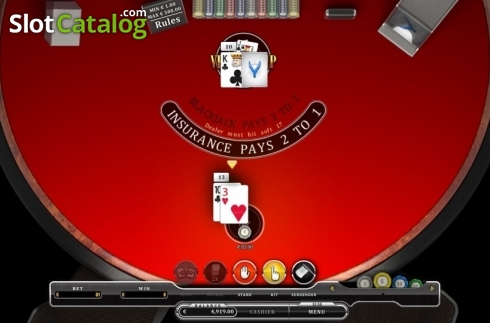 Bildschirm3. Vegas Strip Single Deck Blackjack slot