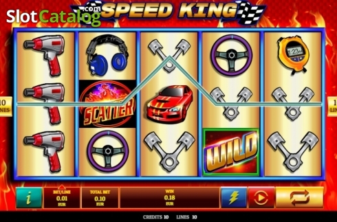 Win Screen 2. Speed King slot