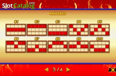 Paylines. Speed King (Givme Games) slot