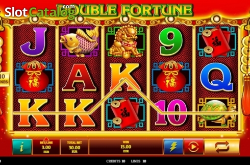 Win Screen 1. Double Fortune (Oryx) slot