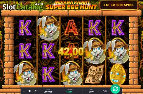 Big Win Screen 2. Super Egg Hunt slot
