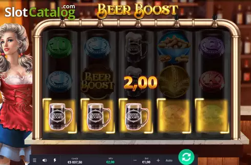Win Screen 2. Beer Boost slot