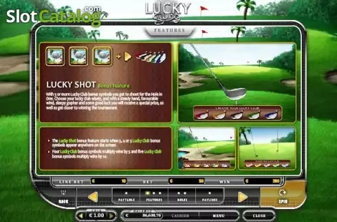 Bildschirm6. Lucky Swing slot