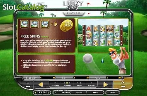 Bildschirm7. Lucky Swing slot