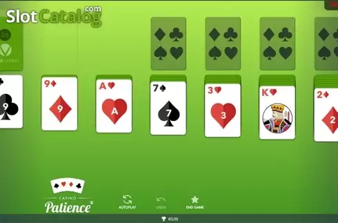 Reels screen. Casino Patience (Oryx) slot