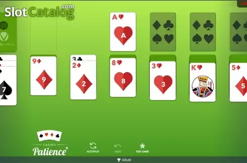 Game workflow. Casino Patience (Oryx) slot