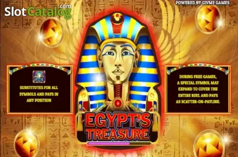 Egypts Treasure Λογότυπο