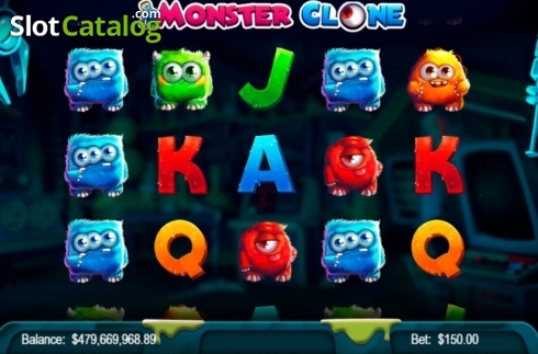 Reel Screen. Monster Clone slot