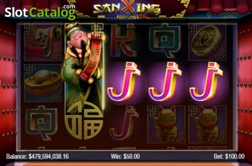 Respin. Sanxing Fortunes slot