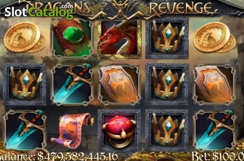 Reel Screen. Dragons Revenge (Mobilots) slot