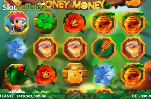 Ekran2. Honey Money (Mobilots) yuvası