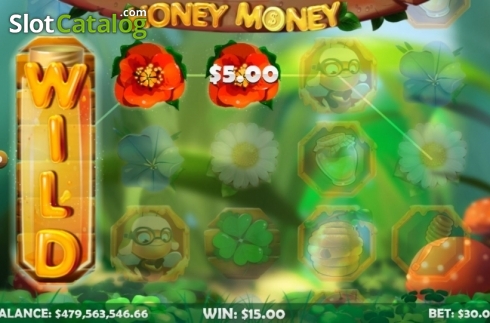 Ekran3. Honey Money (Mobilots) yuvası