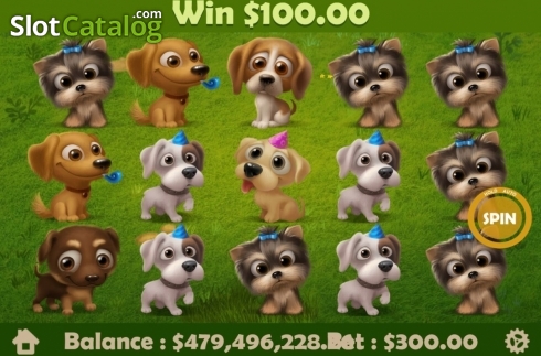 Win. Puppy Party slot