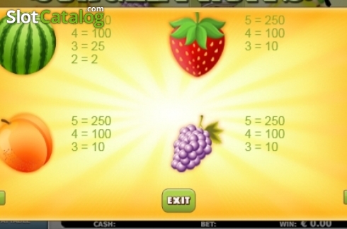 Bildschirm4. Jungle Fruits slot