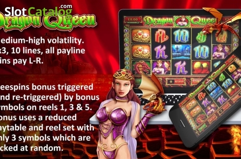 Paytable 1. Dragon Queen slot