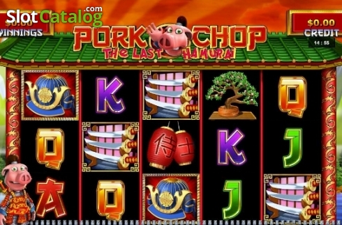 Reel screen. Pork Chop: The Last Hamurai slot