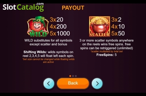 Features. Boots Of Luck slot