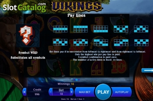 Lines. Vikings (Others 2) slot
