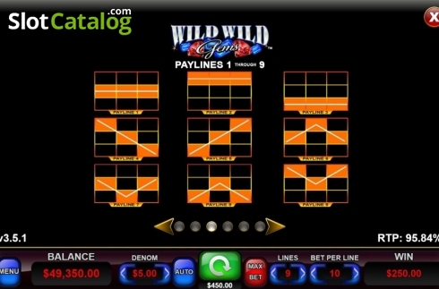 Bildschirm6. Wild Wild Gems slot