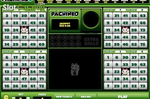 Reels screen. Pachinko 5 slot