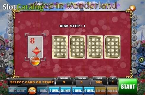 Gamble game . Alice slot