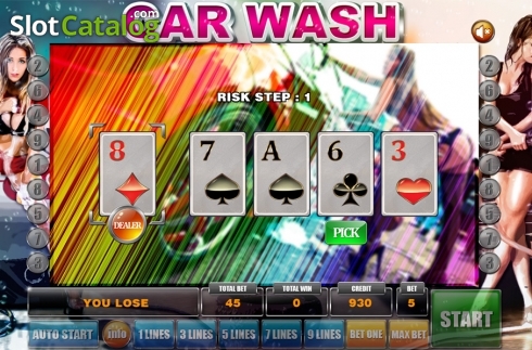 Gamble game 2. Car Wash slot