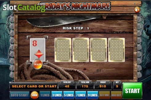 Gamble game . Fridays Nightmare slot