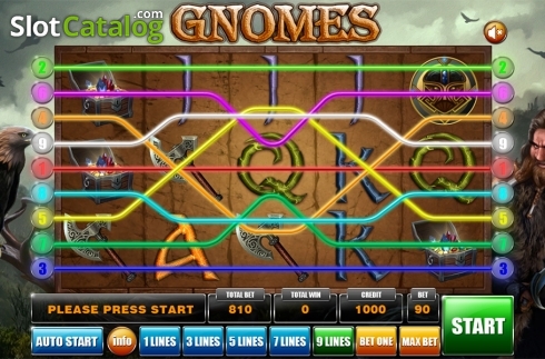 画面2. Gnomes カジノスロット