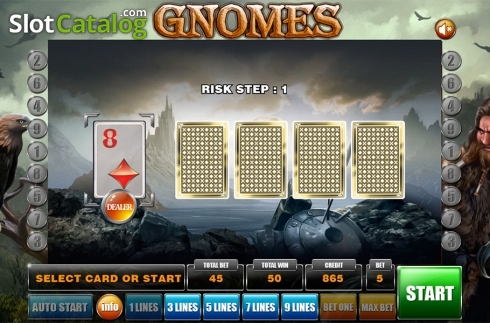 Gamble game . Gnomes slot