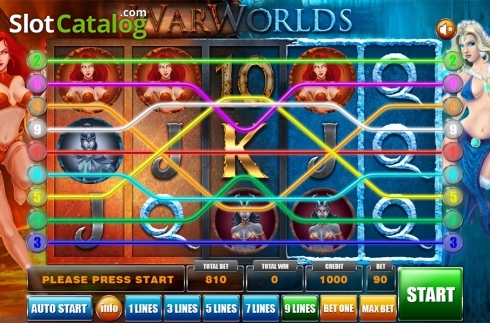 Captura de tela2. WarWorlds slot