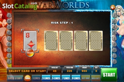 Gamble game . WarWorlds slot