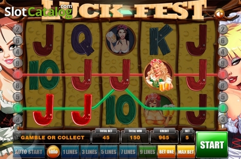 Game workflow 2. Luck Fest slot