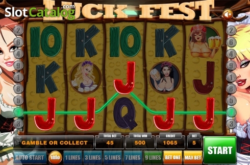 Game workflow 3. Luck Fest slot