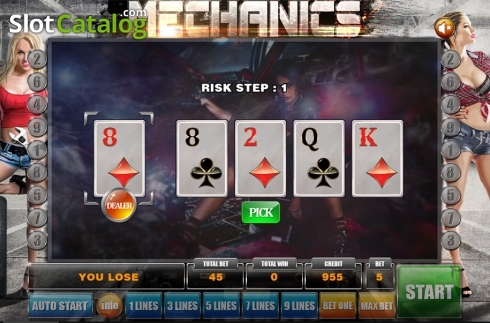 Gamble game 2. Mechanics slot