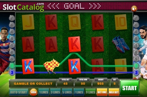 画面3. Goal (GameX) カジノスロット