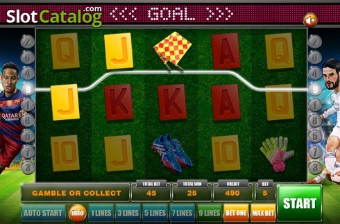 画面4. Goal (GameX) カジノスロット