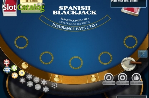 Bildschirm2. Spanish Blackjack (Novomatic) slot