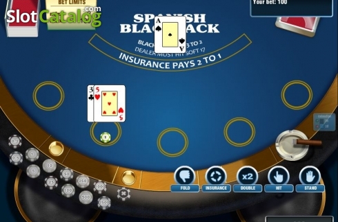 Bildschirm3. Spanish Blackjack (Novomatic) slot